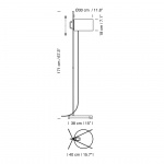 TMC Golvlampa Black/Chrome TMC Golvlampa Black/Chrome