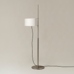 TMD Golvlampa Satin Nickel/White Parchment TMD Golvlampa Satin Nickel/White Parchment
