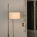 TMD Golvlampa Chrome-Plated/White Parchment TMD Golvlampa Chrome-Plated/White Parchment