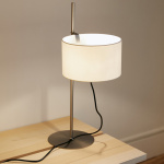 TMD Bordslampa Satin Nickel/White Parchment TMD Bordslampa Satin Nickel/White Parchment