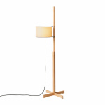 TMM Golvlampa Beech/Beige TMM Golvlampa Beech/Beige