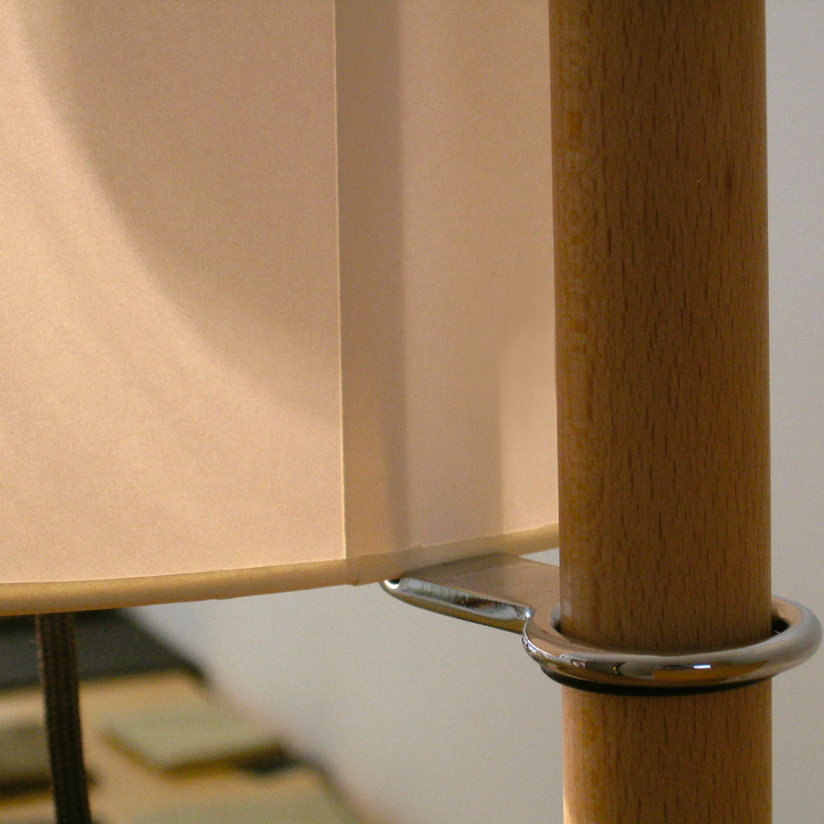 TMM Golvlampa Beech/White