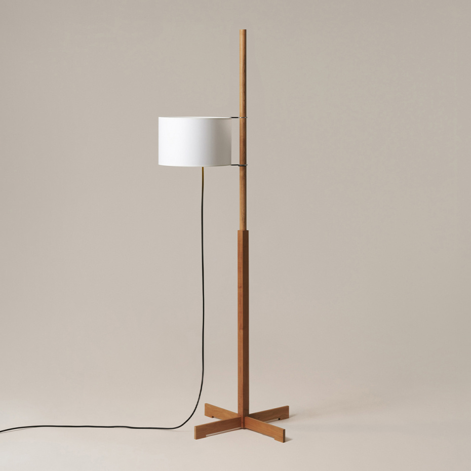 TMM Golvlampa Cherry/White