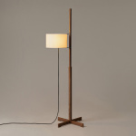 TMM Golvlampa Walnut/Beige TMM Golvlampa Walnut/Beige