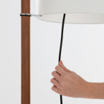 TMM Golvlampa Walnut/Beige TMM Golvlampa Walnut/Beige