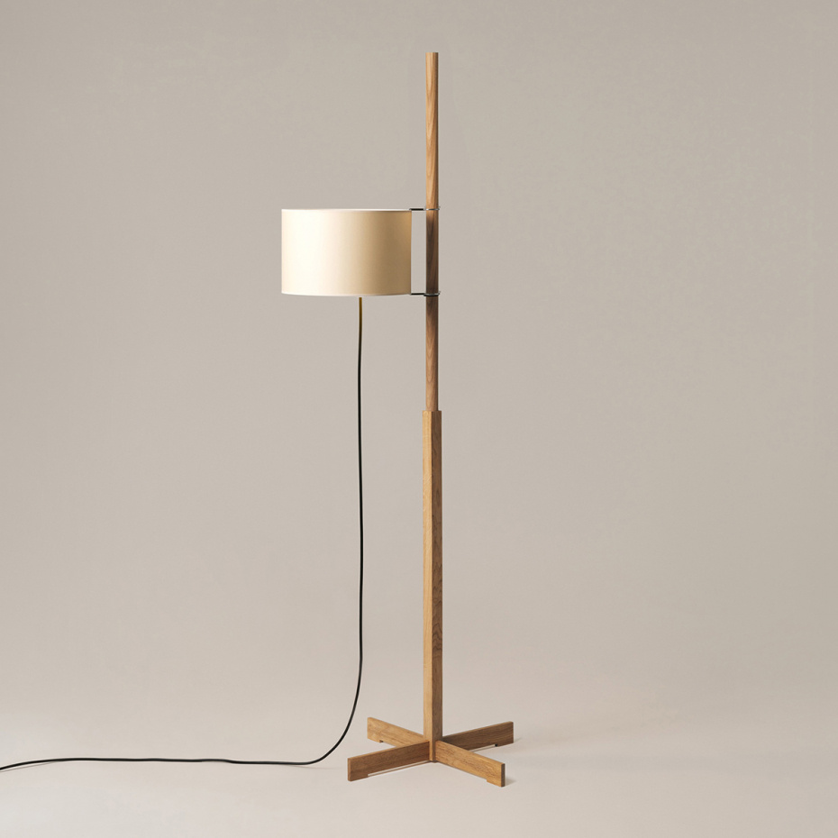 TMM Golvlampa Natural Oak/Beige