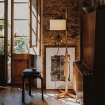 TMM Golvlampa Natural Oak/Beige TMM Golvlampa Natural Oak/Beige