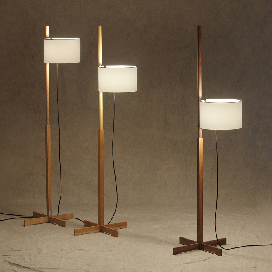 TMM Golvlampa Natural Oak/Beige