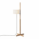 TMM Golvlampa Natural Oak/White Parchment TMM Golvlampa Natural Oak/White Parchment