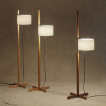 TMM Golvlampa Natural Oak/White Parchment TMM Golvlampa Natural Oak/White Parchment