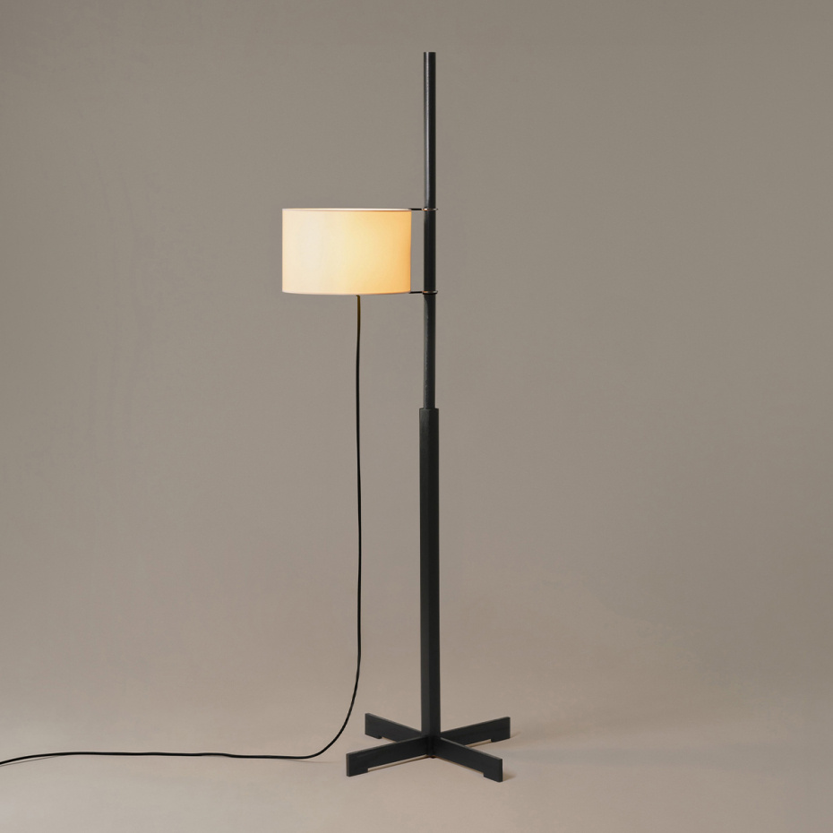 TMM Golvlampa Black Oak/Beige