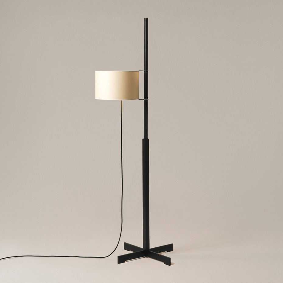 TMM Golvlampa Black Oak/Beige