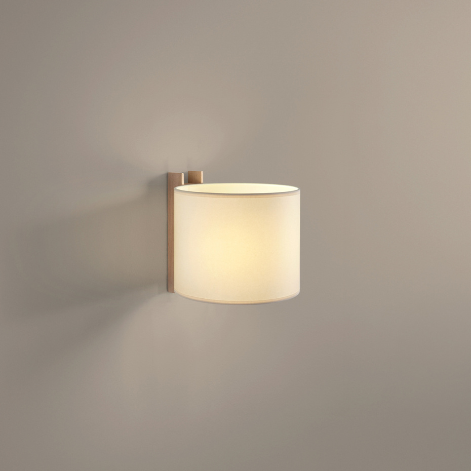 TMM Corto Vägglampa Beech/Beige Direktmontage