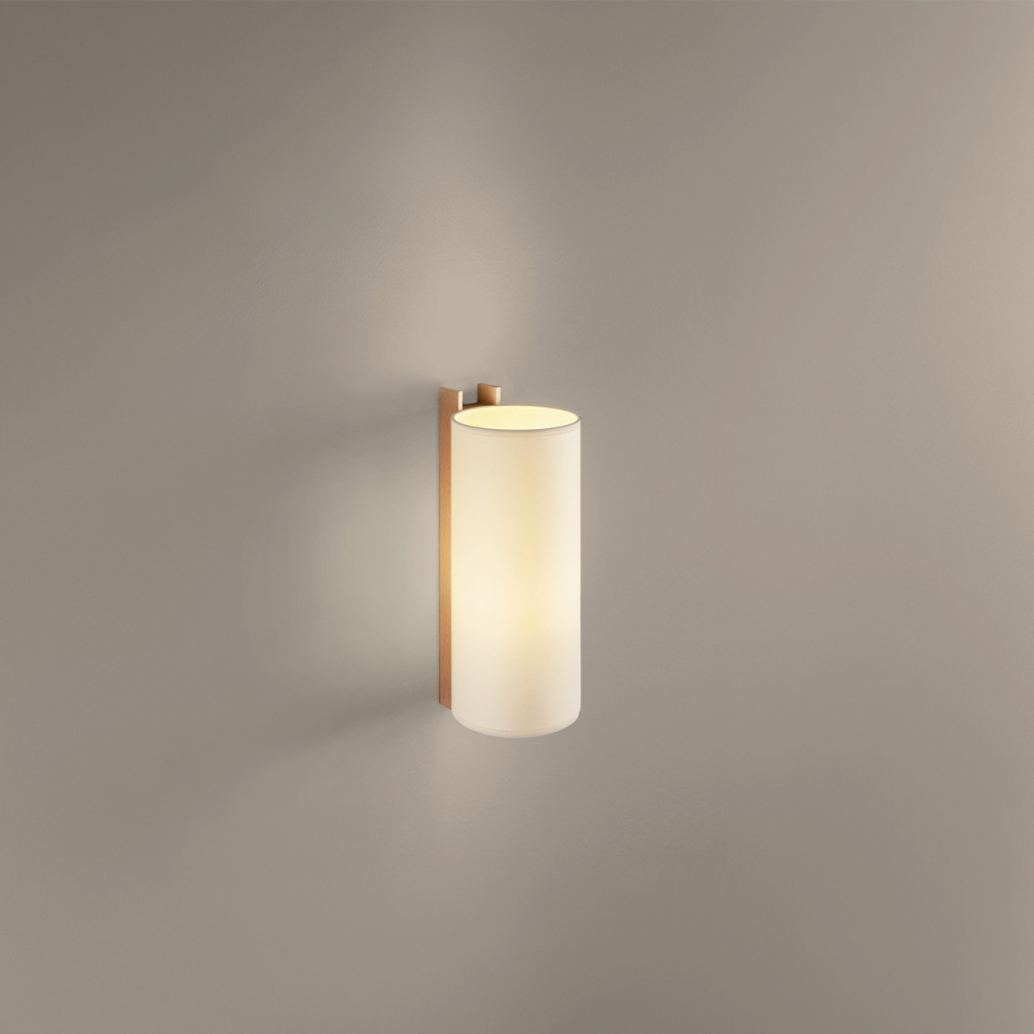 TMM Largo Vägglampa Beech/Beige Parchment Direktmontage