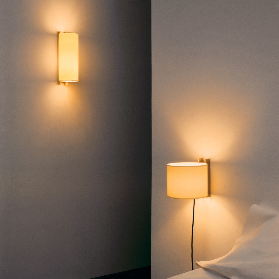 TMM Largo Vägglampa Beech/Beige Parchment Direktmontage