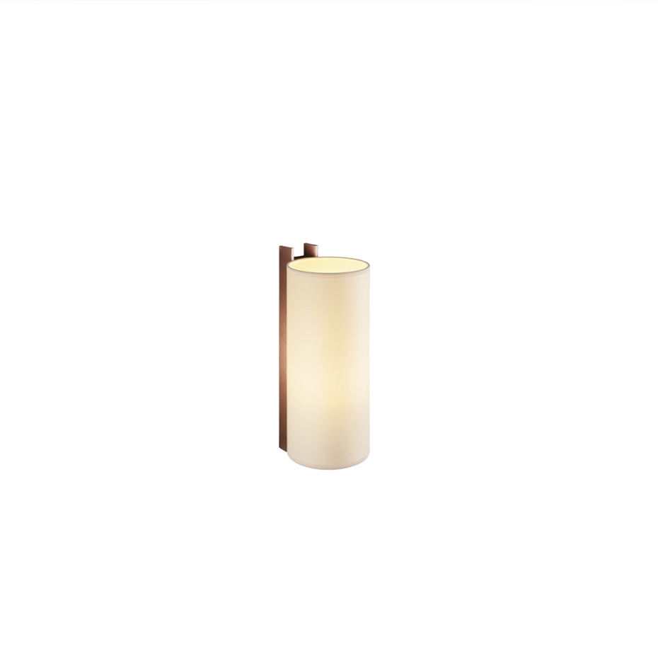 TMM Largo Vägglampa Walnut/Beige Parchment Direktmontage