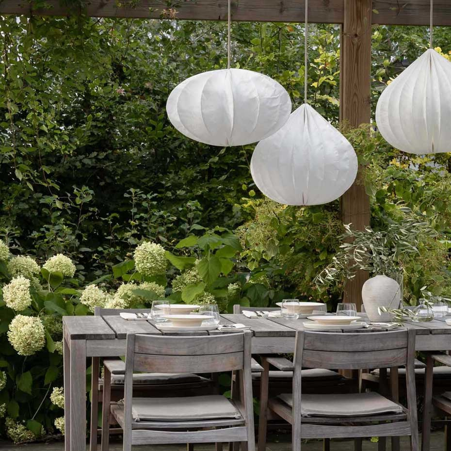 Lampupphäng Utomhus Textilsladd Natural E27 5m