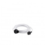 Lampupphäng Utomhus Textilsladd White E27 5m Lampupphäng Utomhus Textilsladd White E27 5m