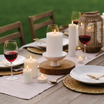 Uyuni Pillar LED Candle 18cm Nordic White Uyuni Pillar LED Candle 18cm Nordic White