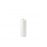Uyuni Pillar LED Candle 23cm Nordic White