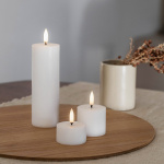 Uyuni Mini Pillar LED Candle 5x14,5cm Nordic White Uyuni Mini Pillar LED Candle 5x14,5cm Nordic White