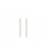 Uyuni Taper LED Candle 18cm Nordic White 2-Pack Uyuni Taper LED Candle 18cm Nordic White 2-Pack