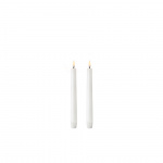 Uyuni Taper Candle LED 23cm Nordic White 2-Pack