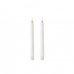 Uyuni Taper LED Candle 23cm Nordic White 2-Pack Uyuni Taper LED Candle 23cm Nordic White 2-Pack