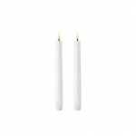 Uyuni Taper LED Candle 23cm Nordic White 2-Pack