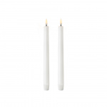 Uyuni Taper LED Candle 28cm Nordic White 2-Pack