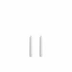 Uyuni Taper LED Candle 16,4cm Nordic White Smooth 2-Pack Uyuni Taper LED Candle 16,4cm Nordic White Smooth 2-Pack