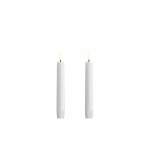 Uyuni Taper LED Candle 16,4cm Nordic White Smooth 2-Pack Uyuni Taper LED Candle 16,4cm Nordic White Smooth 2-Pack