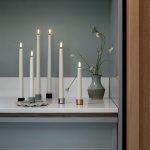 Uyuni Taper LED Candle 16,4cm Nordic White Smooth 2-Pack Uyuni Taper LED Candle 16,4cm Nordic White Smooth 2-Pack