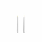 Uyuni Taper LED Candle 20cm Nordic White Smooth 2-Pack Uyuni Taper LED Candle 20cm Nordic White Smooth 2-Pack