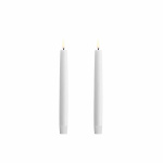 Uyuni Taper LED Candle 20cm Nordic White Smooth 2-Pack Uyuni Taper LED Candle 20cm Nordic White Smooth 2-Pack