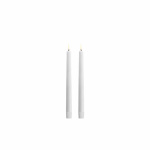 Uyuni Taper LED Candle 25cm Nordic White Smooth 2-Pack Uyuni Taper LED Candle 25cm Nordic White Smooth 2-Pack