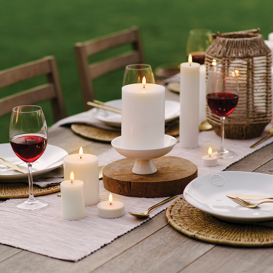 Uyuni Tealight LED Candle Nordic White