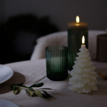 Christmas Tree LED Candle 10x18cm Nordic White Christmas Tree LED Candle 10x18cm Nordic White