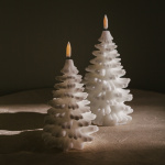 Christmas Tree LED Candle 11x21cm Nordic White Christmas Tree LED Candle 11x21cm Nordic White