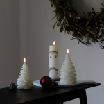 Christmas Tree LED Candle 11x21cm Nordic White Christmas Tree LED Candle 11x21cm Nordic White