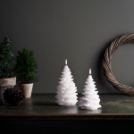 Christmas Tree LED Candle 11x21cm Nordic White Christmas Tree LED Candle 11x21cm Nordic White