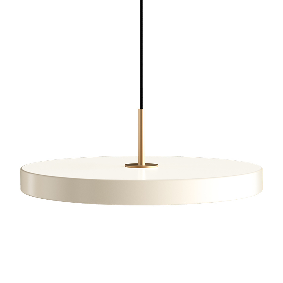 Asteria Pendel Medium Pearl White/Brass