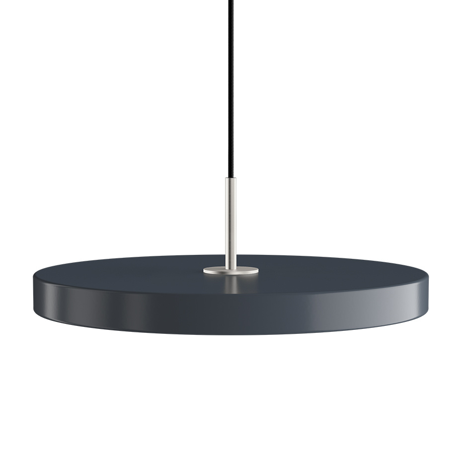 Asteria Pendel Medium Anthracite Grey/Steel