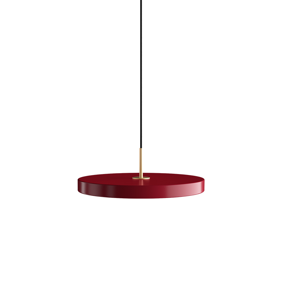 Asteria Pendel Medium Ruby Red/Brass