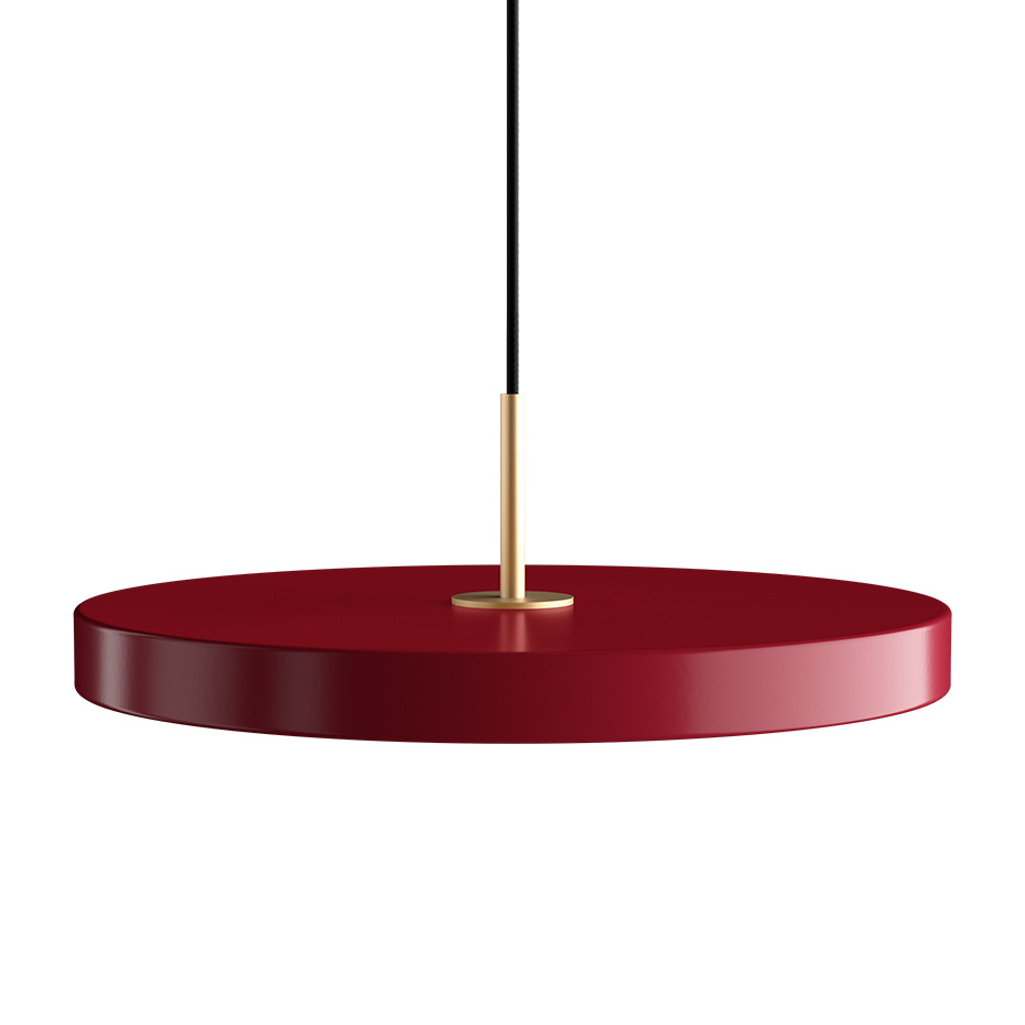 Asteria Pendel Medium Ruby Red/Brass