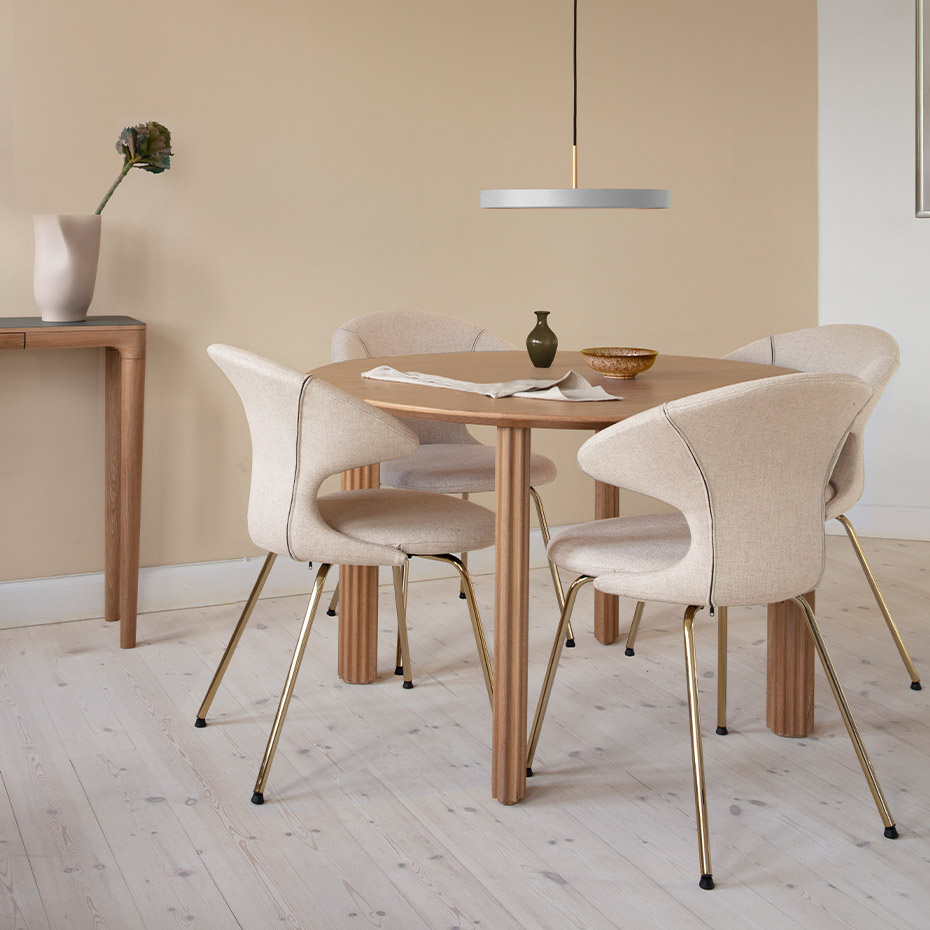 Asteria Pendel Medium Saffron Yellow/Steel