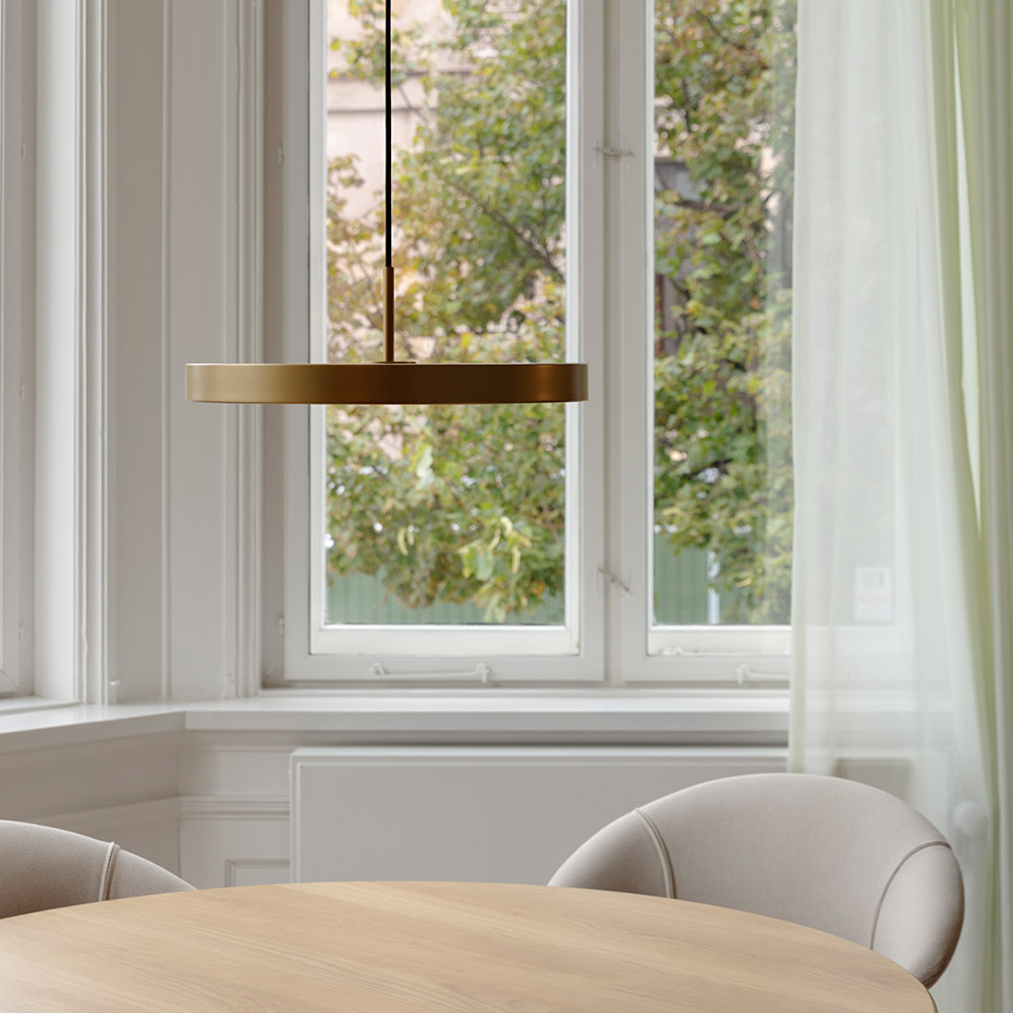 Asteria Pendel Medium Brass/Black