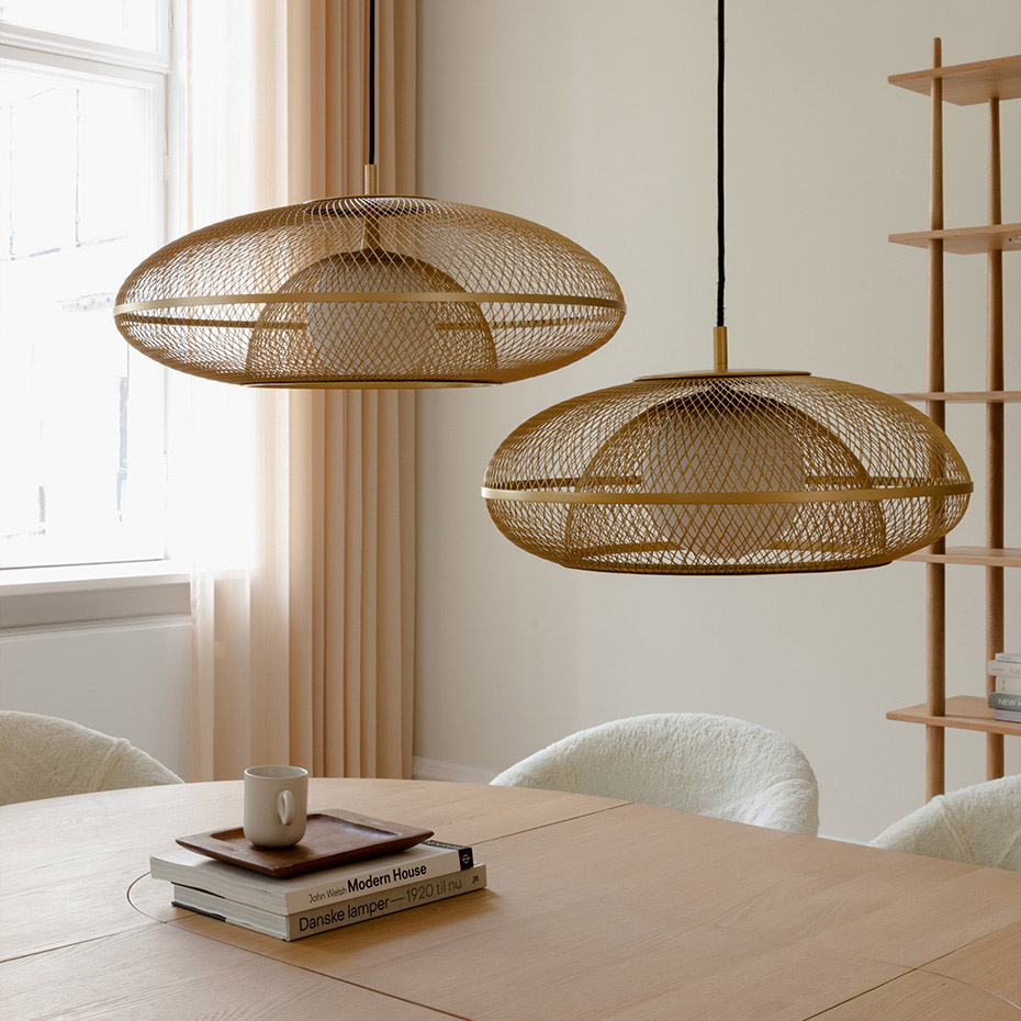 Faraday Lampskärm Medium Brushed Brass