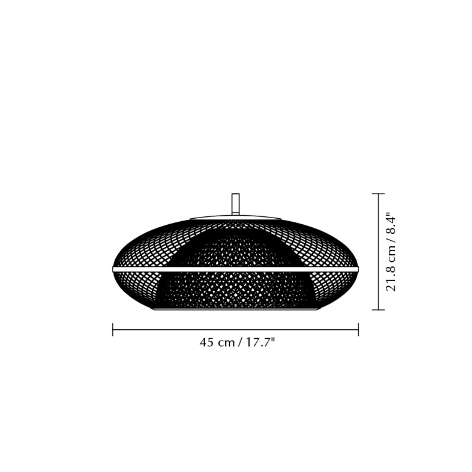 Faraday Lampskärm Medium Brushed Brass