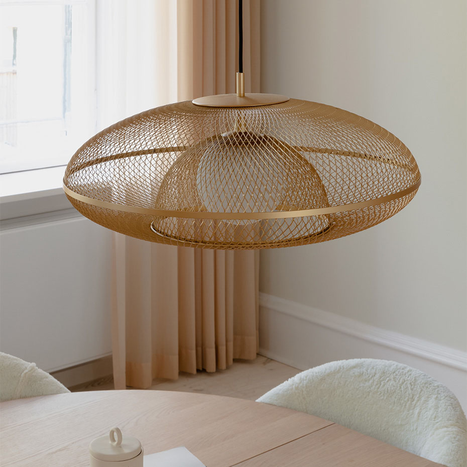 Faraday Lampskärm Large Brushed Brass